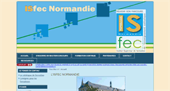 Desktop Screenshot of isfecnormandie.fr